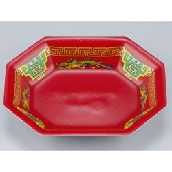 シーピー化成 惣菜容器 V-616-27 飛龍赤 本体