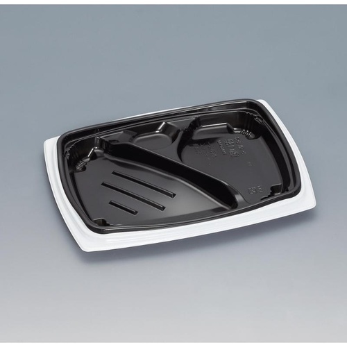 弁当容器 祝い膳24-18-4H 白内黒 福助工業