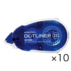 テープのり＜ドットライナー＞（本体・２２ｍ）×１０