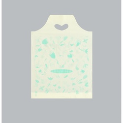 ポリ手提袋 ハートバッグ フローラル 小 福助工業