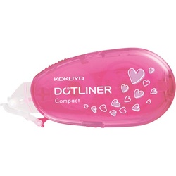 ドットライナーコンパクト（本体・ハート柄）×１０