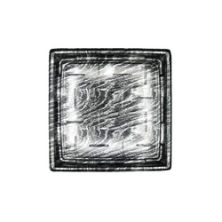 惣菜容器 MTD33-33平 本体 エコ黒木銀 エフピコ