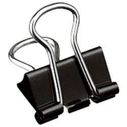 ダブルクリップ＜Ｓｃｅｌ−ｂｏ＞黒　豆