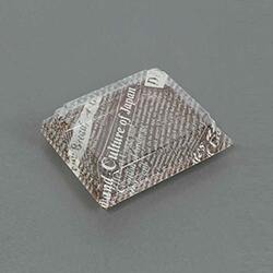 【廃番商品】スミ 食品容器 ユニコン LS-82 茶英字 100枚