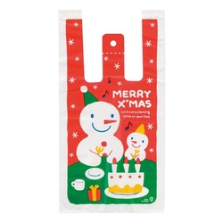 レジ袋 スノーマンレジバッグ-S(100枚) ヘッズ