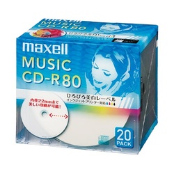 ＣＤ−Ｒ音楽用　８０分　２０枚Ｐ