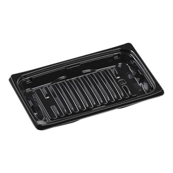 エフピコ 軽食容器 MSDプレイン18-11AG 本体 黒