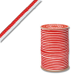 【廃番商品】HEIKO 紐 贈答用紐 二交打 約4mm×150m 赤白