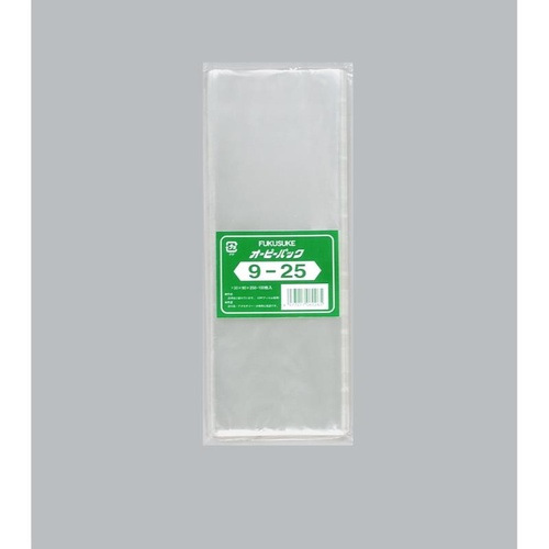 テープ無 OPP袋 オーピーパックC No.9-25 100枚入 福助工業