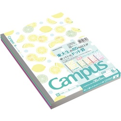 限定キャンパス＜フルーティー＞５色Ｂ罫　２０冊入