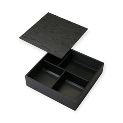 折箱 HW-60D(45) 黒焼杉黒 落蓋セット アクタ