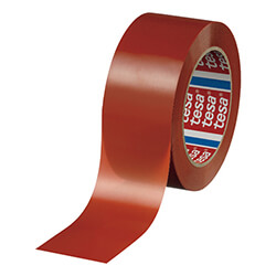 【廃番商品】結束テープ50mm×55m　茶　【ｔｅｓａ ストラッピングテープ 茶 ５０ｍｍｘ５５ｍ】