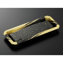 中央化学 寿司容器 CF にぎり L 5 天竺BK-BK 本体