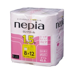 ネピアコンパクト　桜　ダブル４５ｍ　８個入×８
