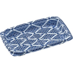 惣菜容器 MSD惣菜18-11(22) ひし格子青 エフピコ