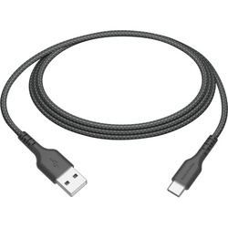ＴｙｐｅーＣ／Ａやわらかタフケーブル１．０ｍＢＫ