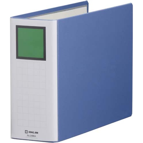 キングファイルＳＤＤＥ青Ａ４横背幅９６ｍｍ５冊以上