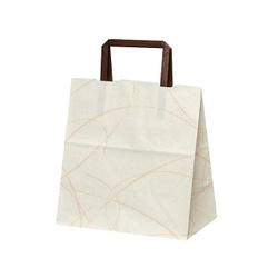 紙手提袋 平紐手提袋 H平22 ゆうび ベージュ パックタケヤマ