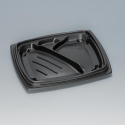 弁当容器 祝い膳24-20-4H 黒 福助工業