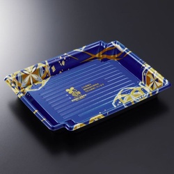 中央化学 刺身容器 BCF かく鉢 20-16 煌B-BK 本体