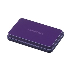 シヤチハタスタンプ台（油性顔料）　中形　紫