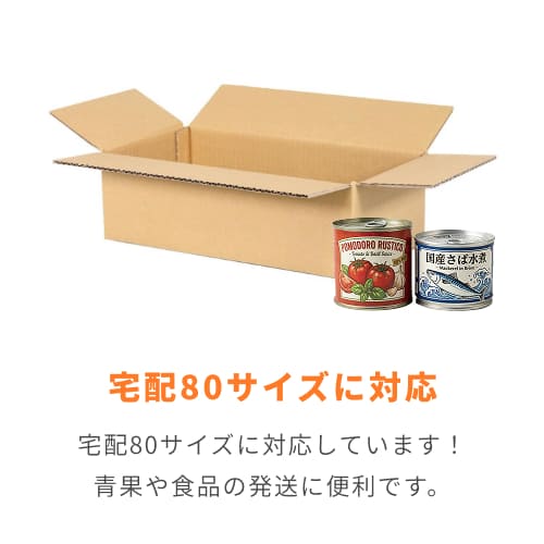 かぼちゃ2個用】宅配80サイズ・ダンボール箱（420×210×125mm