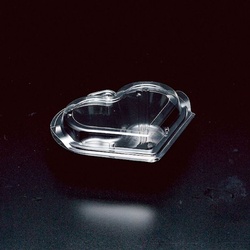 スミ 和菓子容器 ユニコン ハート1B 黒