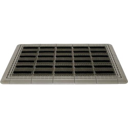エバックブラシハードマット　４５０×７５０　グレー