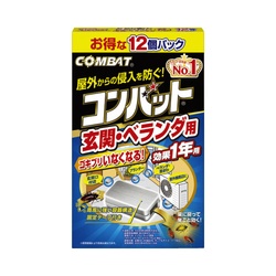 コンバット　玄関・ベランダ用　１年用１２個×４