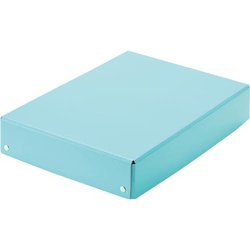 仕切箱付き　紙製　おどうぐばこ　ブルー