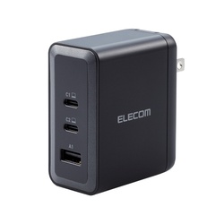 ＡＣ充電器　１００Ｗ　Ｃ×２　Ａ×１　ブラック