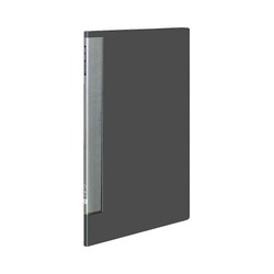 クリヤーブックウェーブカット固定式Ａ３縦１０枚濃灰