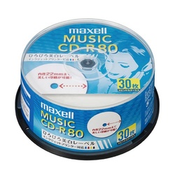 ＣＤ−Ｒ音楽用　８０分　３０枚ＳＰ