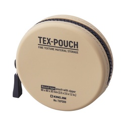 ＴＥＸ−ＰＯＵＣＨ　ＲＯＵＮＤ　ベージュＸ３