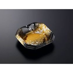 中央化学 どんぶり容器 SD 波音丼 K17浅 箔BK-BK 本体 発泡