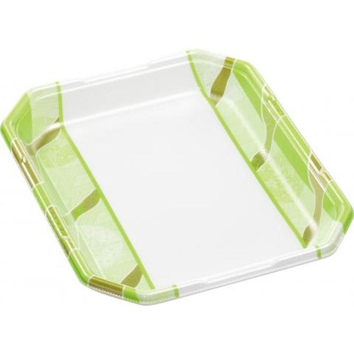 発泡トレー しゃぶしゃぶ長2.5人浅LS 鮮彩緑 エフピコ