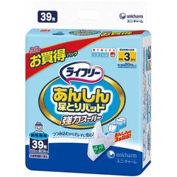 ライフリー尿パッドスーパー男性用　３９枚×４