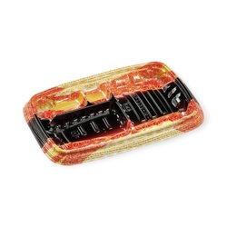 弁当容器 MSDレイア23-15-1 らい光赤 エフピコ