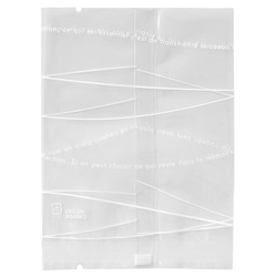 テープ無 OPP袋 ウェーブスイーツパック クリア-3(100枚) ヘッズ