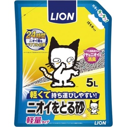 ニオイをとる砂　軽量タイプ　５Ｌ