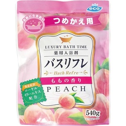バスリフレ薬用入浴剤つめかえ用桃の香り５４０ｇ
