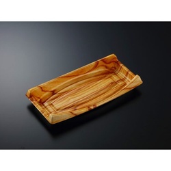 中央化学 刺身容器 CF 船 70 木理BR 本体