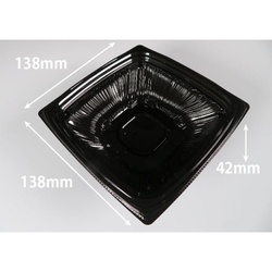 リスパック 惣菜容器 バイオ ナチュール 14-42B 黒 本体