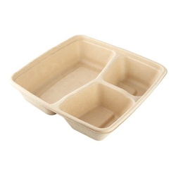 弁当容器 パルプモールド容器 CS-1000-3 本体 タカギ産業