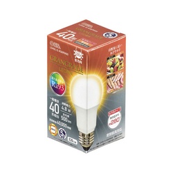 ＬＥＤ電球　Ｅ２６　４０形相当　電球色　高演色