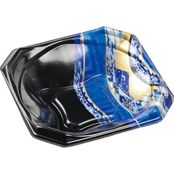 エフピコ どんぶり容器 MFPかぐら丼16-16 本体 天神青