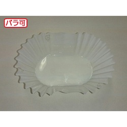 セイコー おかずカップ ラミケースOPP 小判8号 ホワイト 500枚