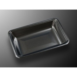 中央化学 発泡トレー CN 20-15F 黒-BK (L)