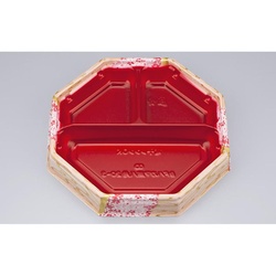 シーピー化成 弁当容器 BFハカマ集八角20-3 花風月 本体(N)