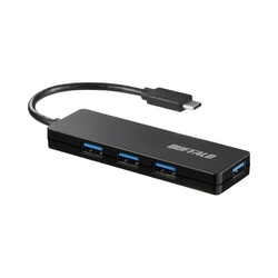 ＵＳＢ　ＴｙｐｅＣ　ハブ　ブラック